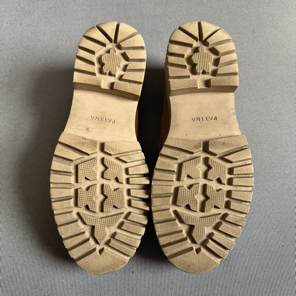 Chunky Suede Penny Loafers in Tan - Picture 4 of 6